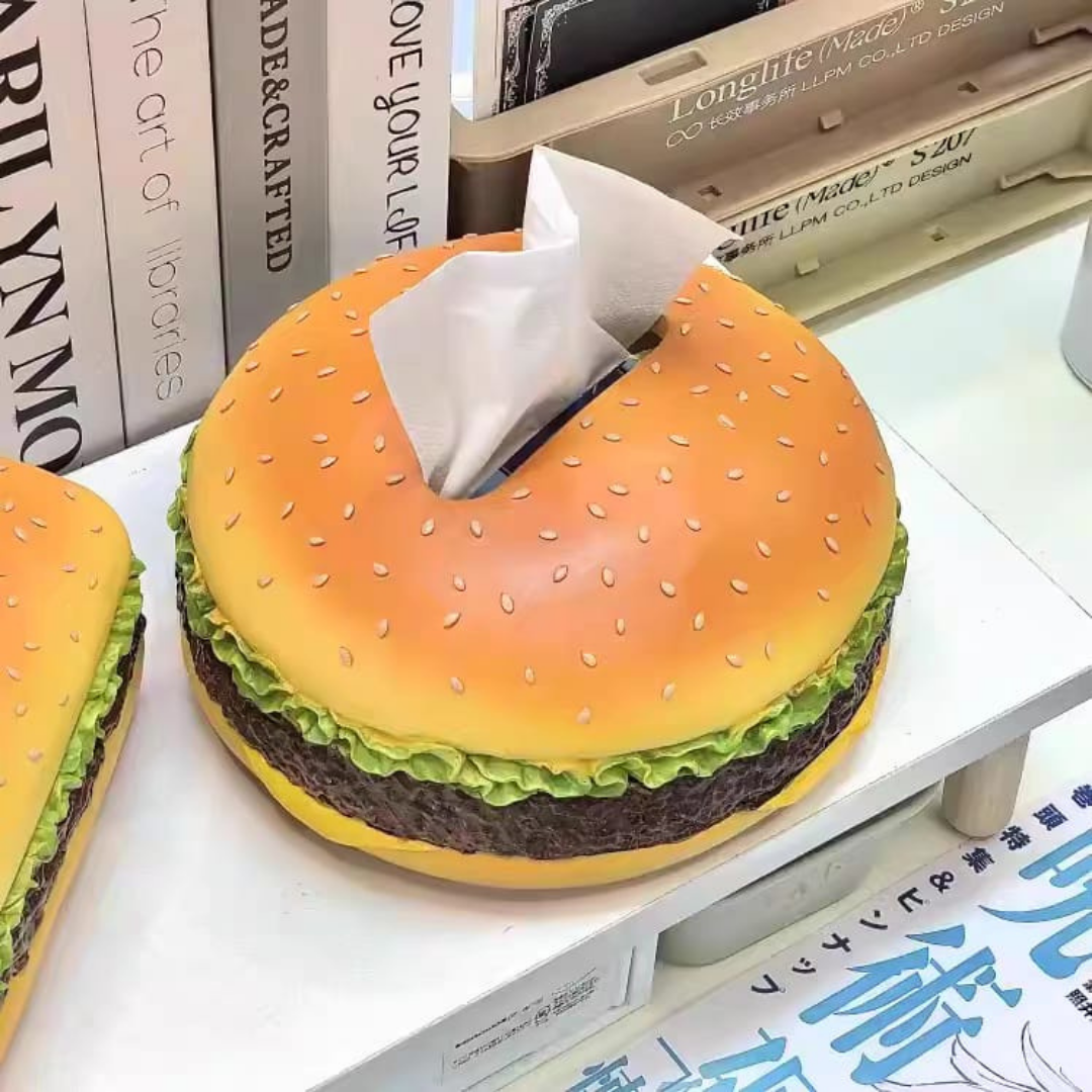 Burger tissue holder