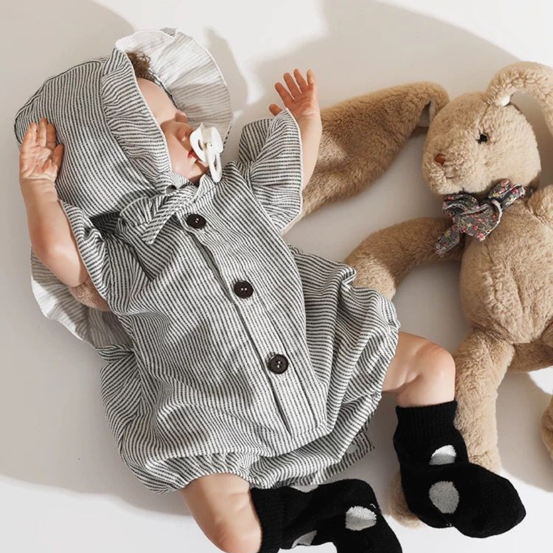 Striped New Born Romper
