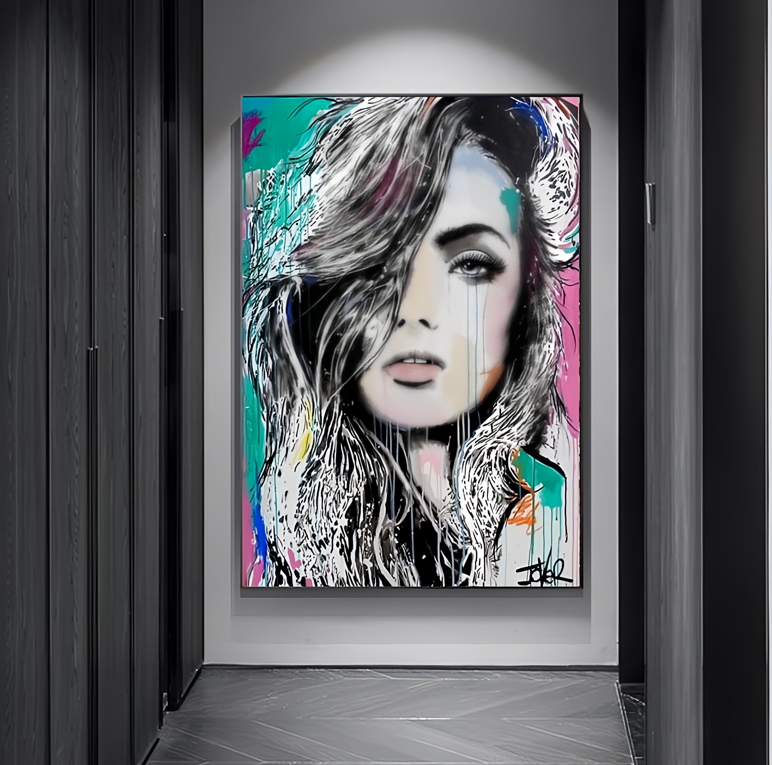 Graffiti Women Wall Art