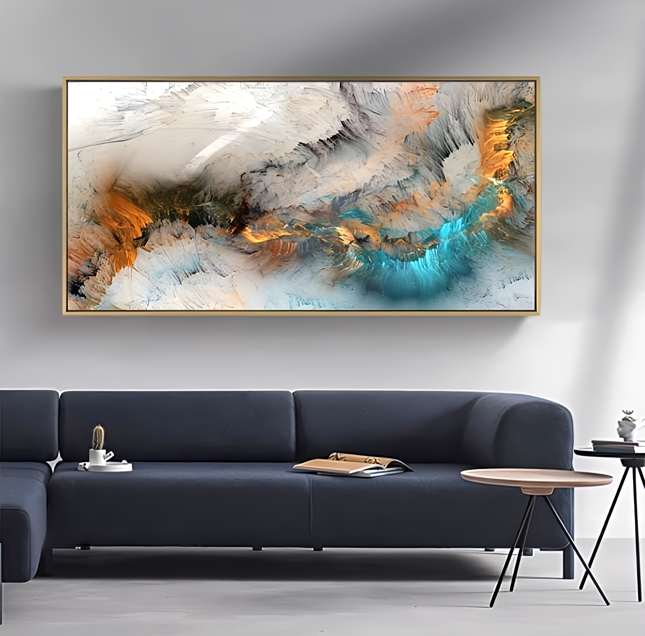 Cloud-themed Abstract Canvas