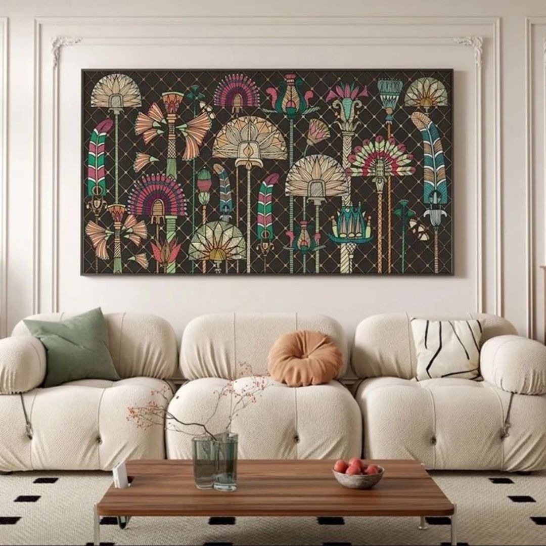 Feathery Modern Canvas