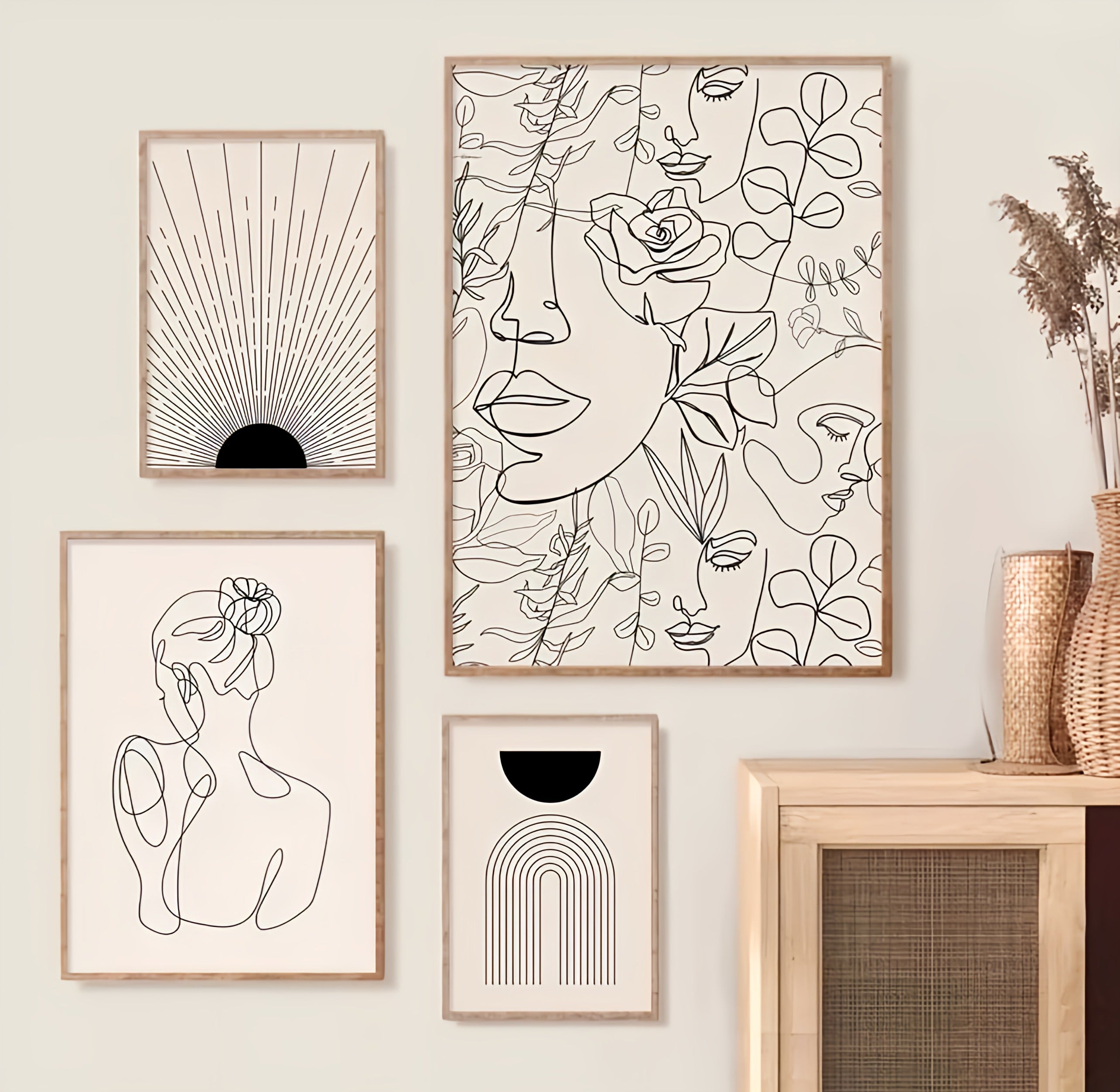 Abstract Bohemian Canvas