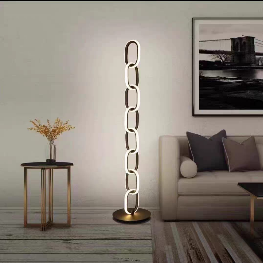 Chain floor lamp