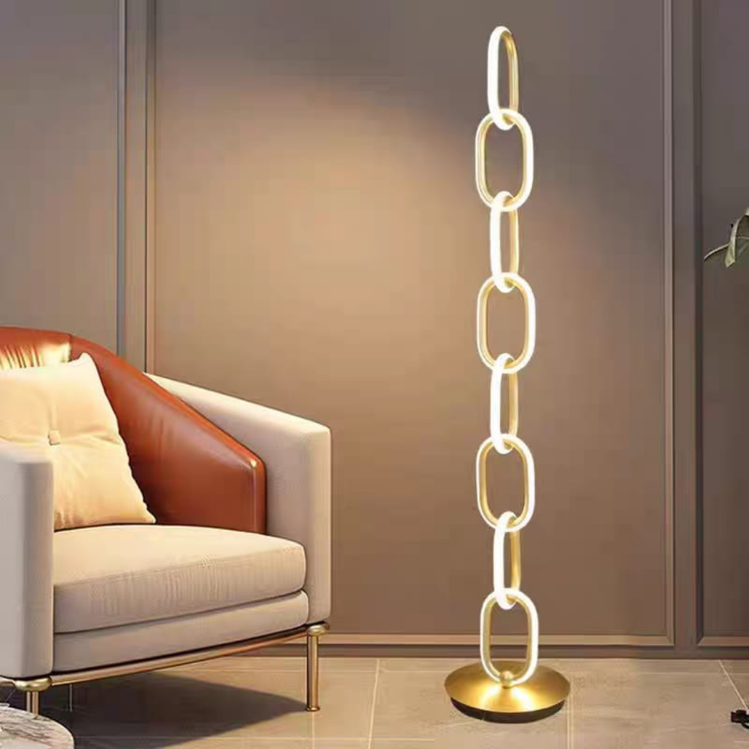 Chain floor lamp