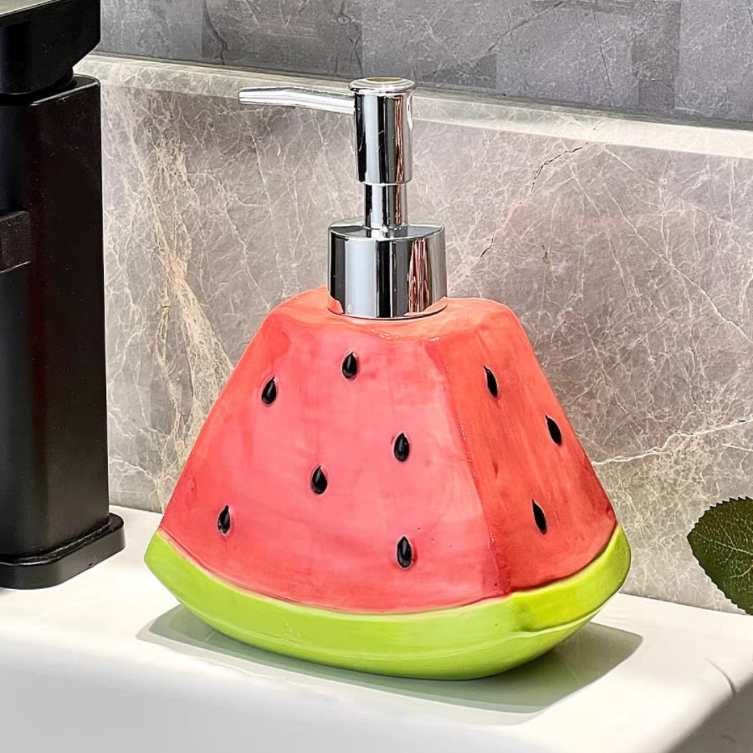 Watermelon soap dispenser