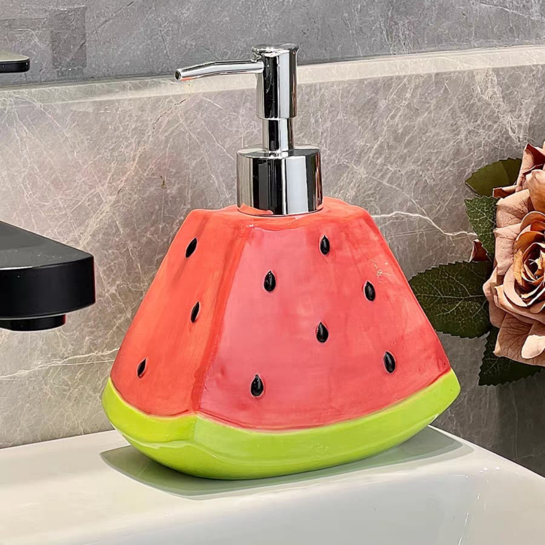 Watermelon soap dispenser