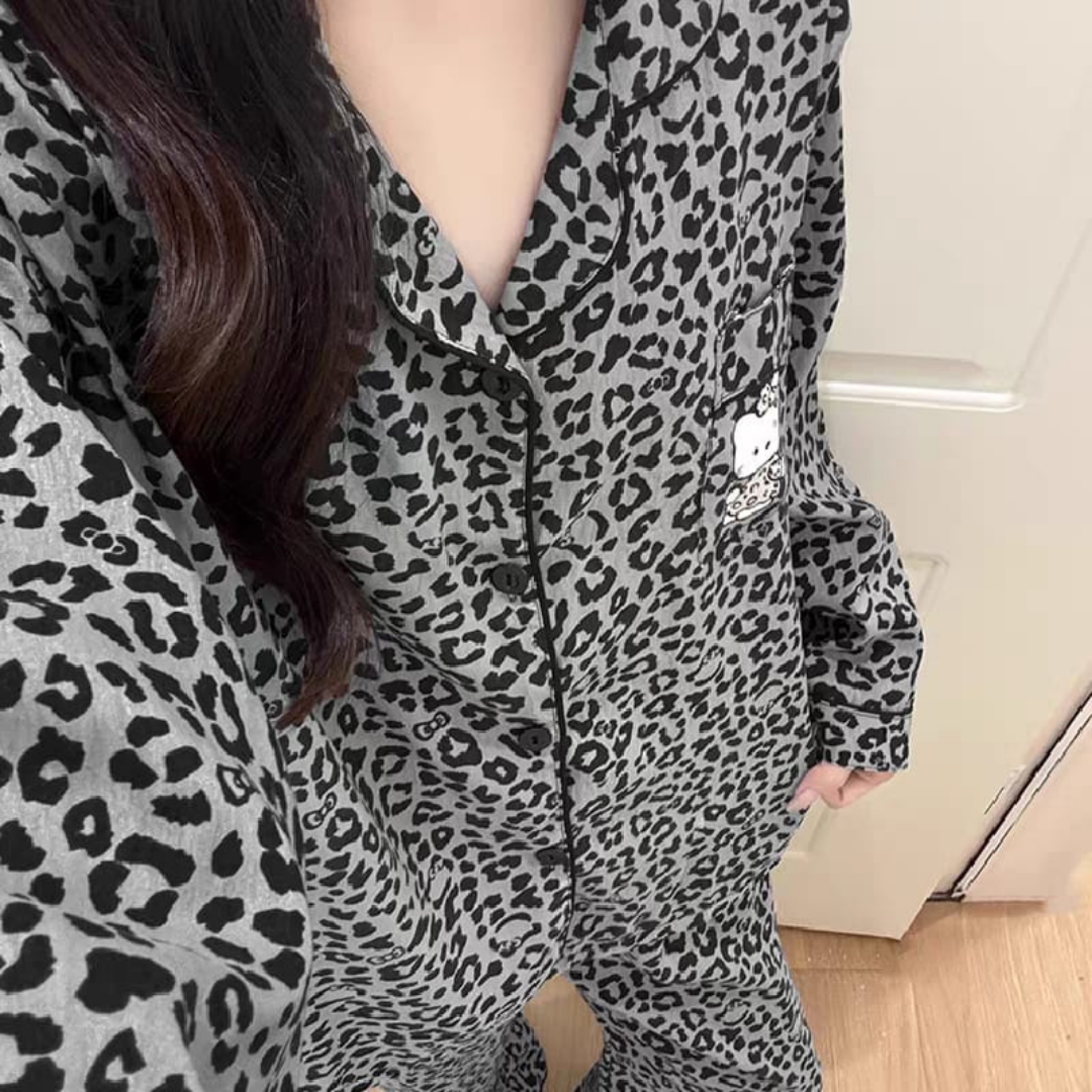 Leopard women pajama set