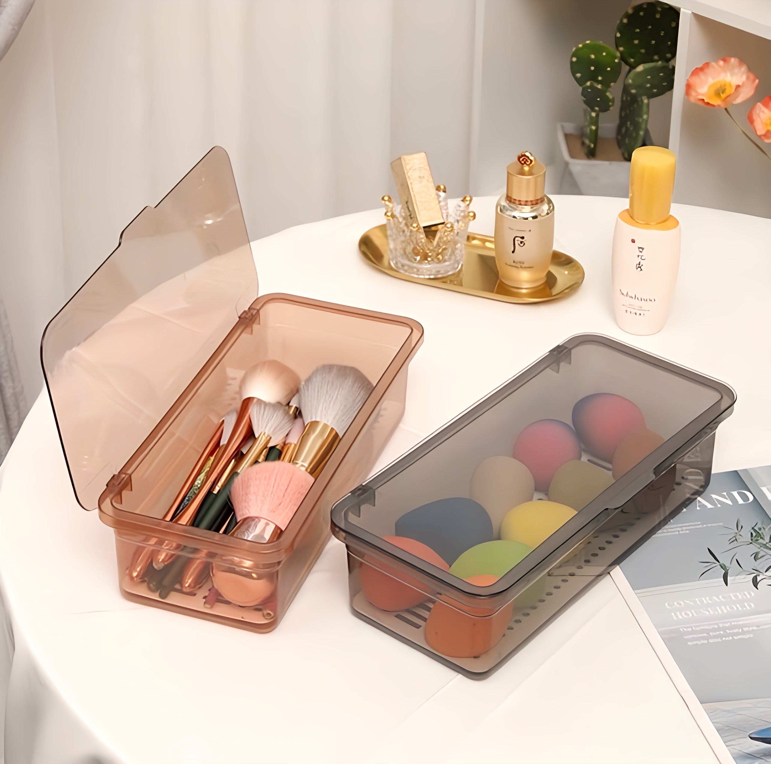 Makeup Brush Storage Box