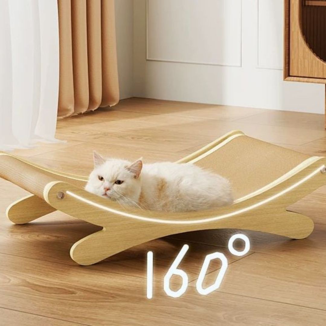 Wooden Cat Scratching bed