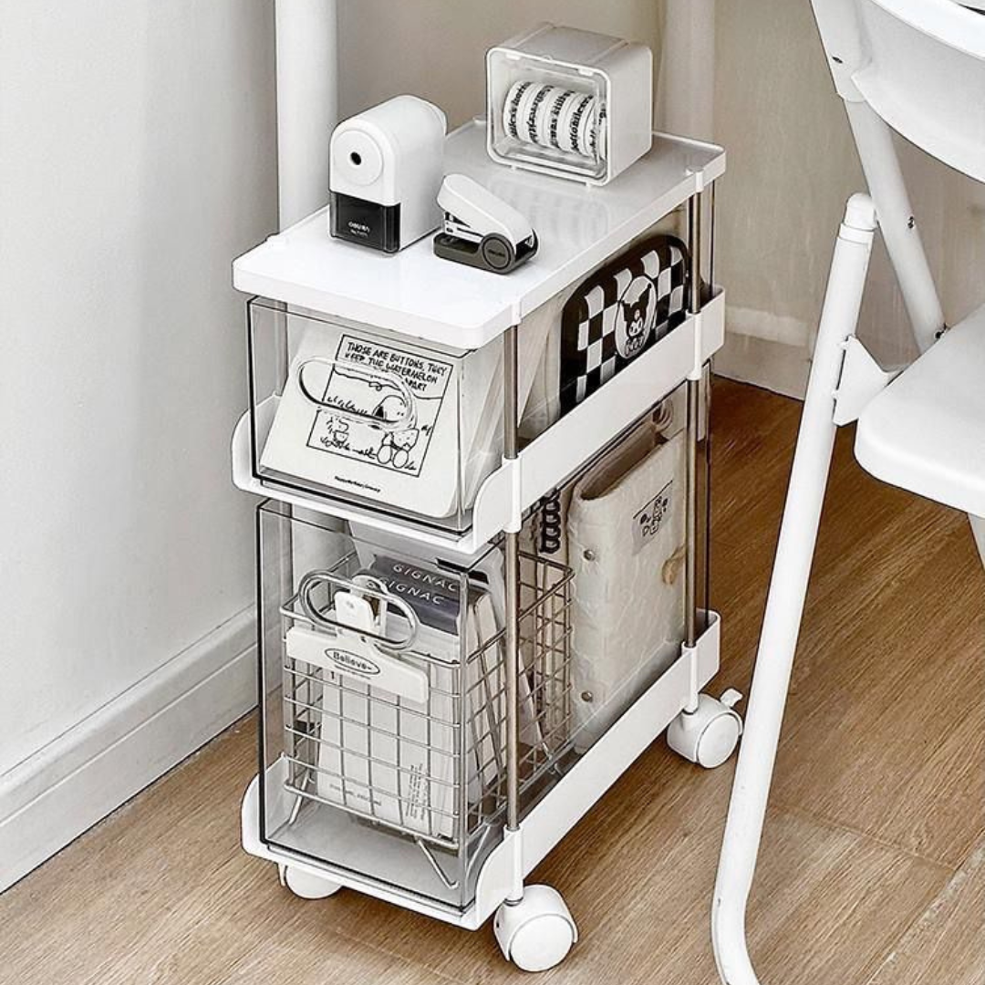 The storage cabinet organizer