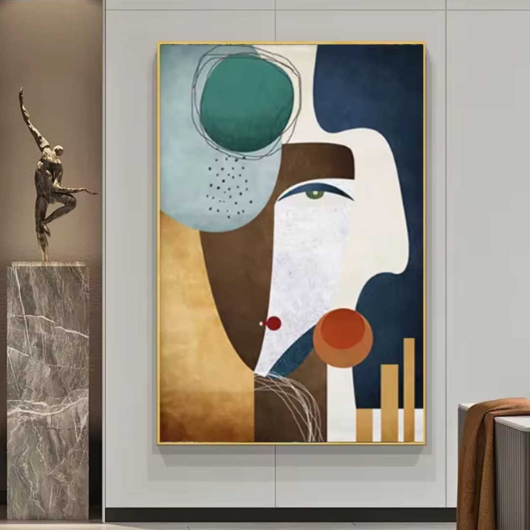 Mind and body canvas painting