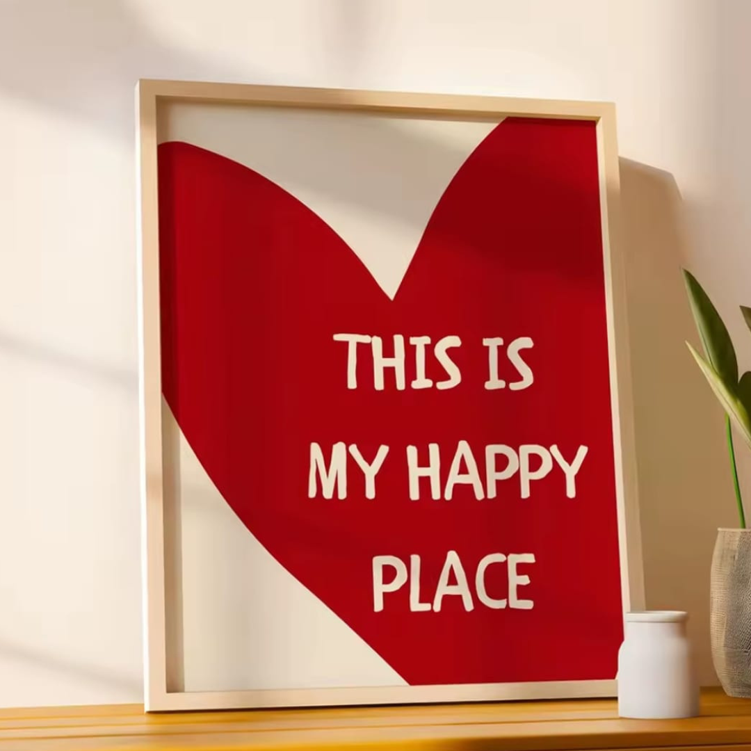 This is my happy place canvas painting