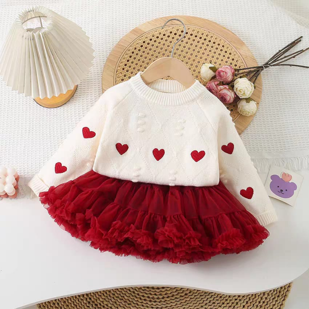 Christmas baby girl set