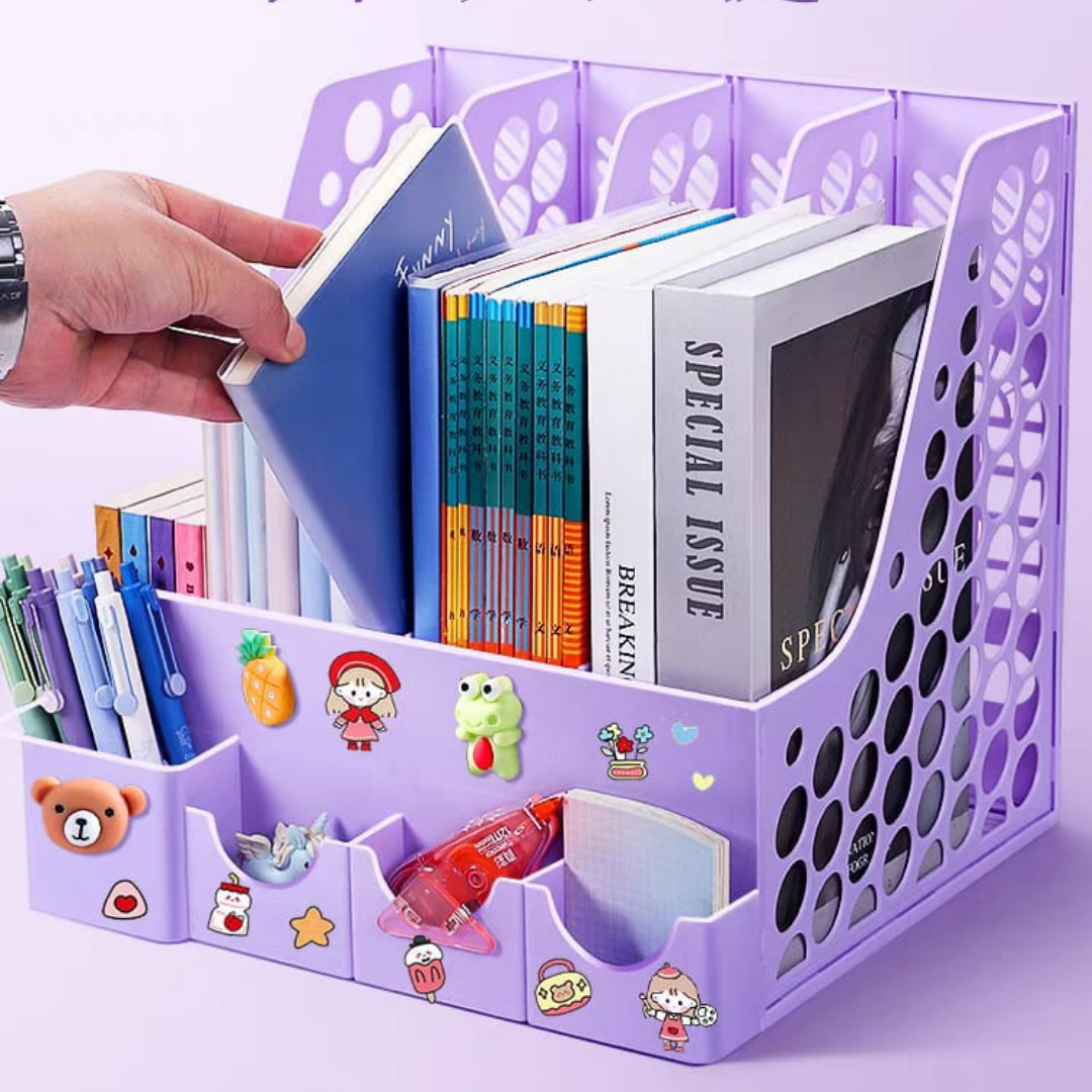 Book and pen holder