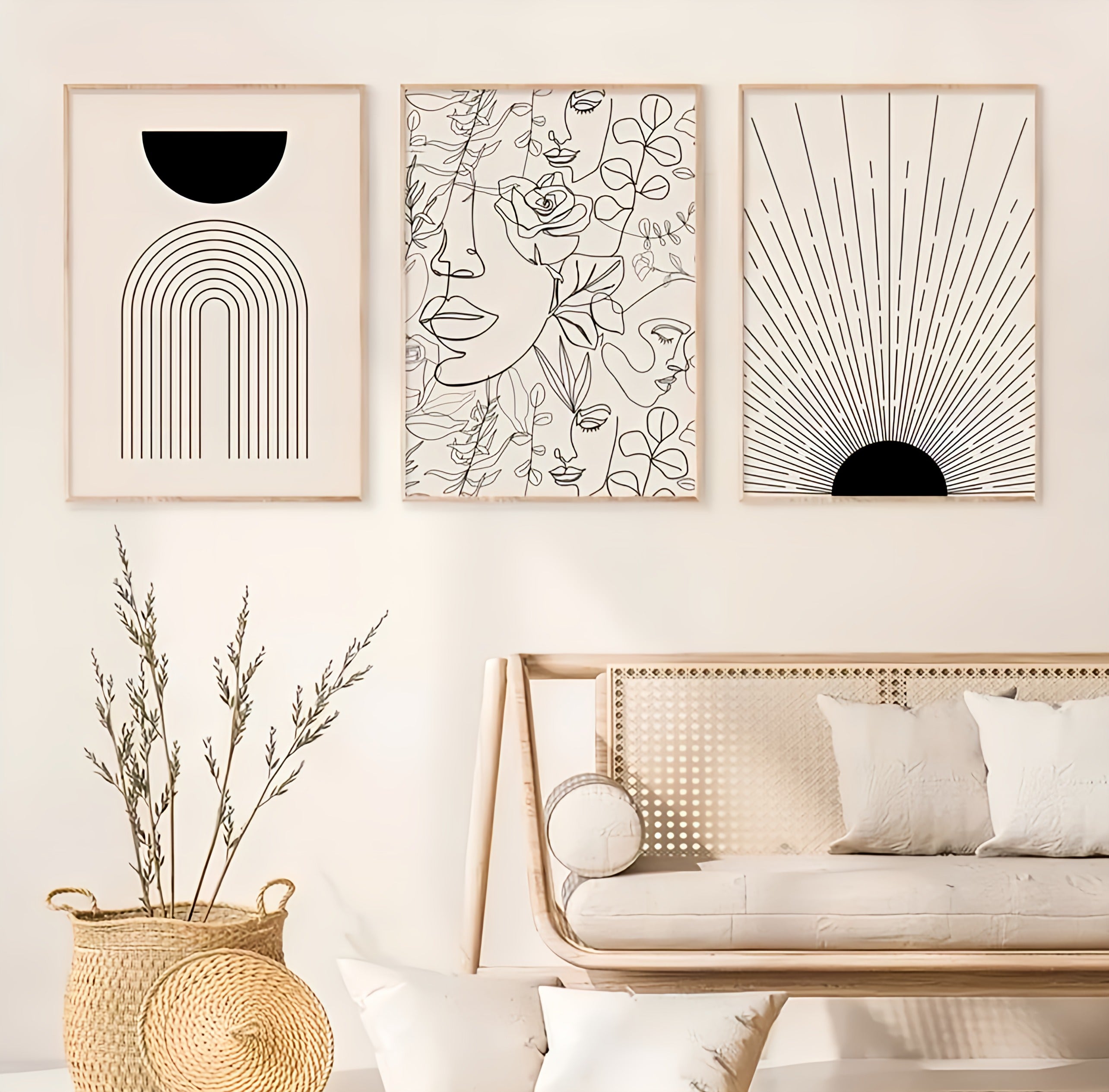 Abstract Bohemian Canvas