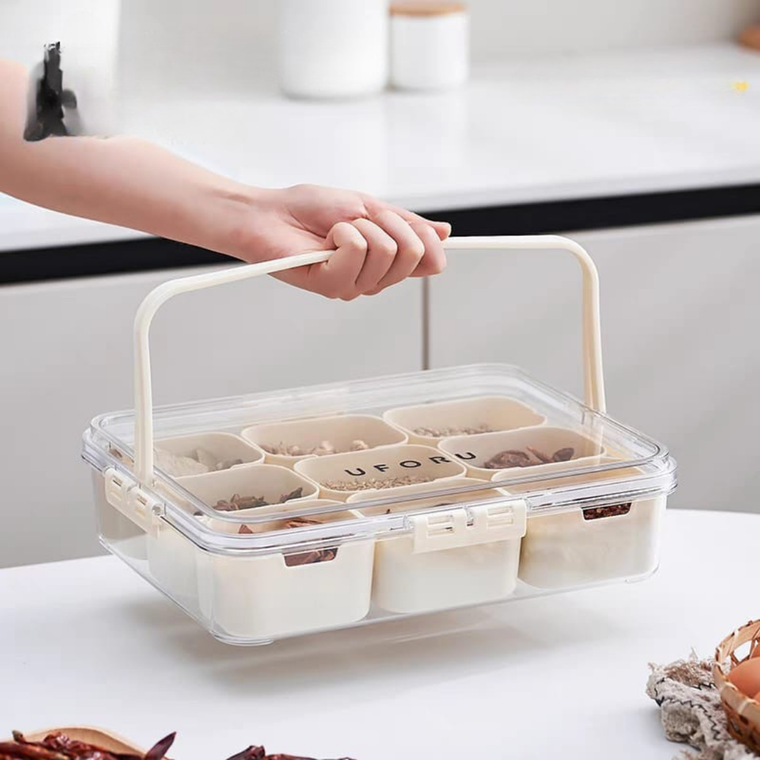 Cooking helper storage box