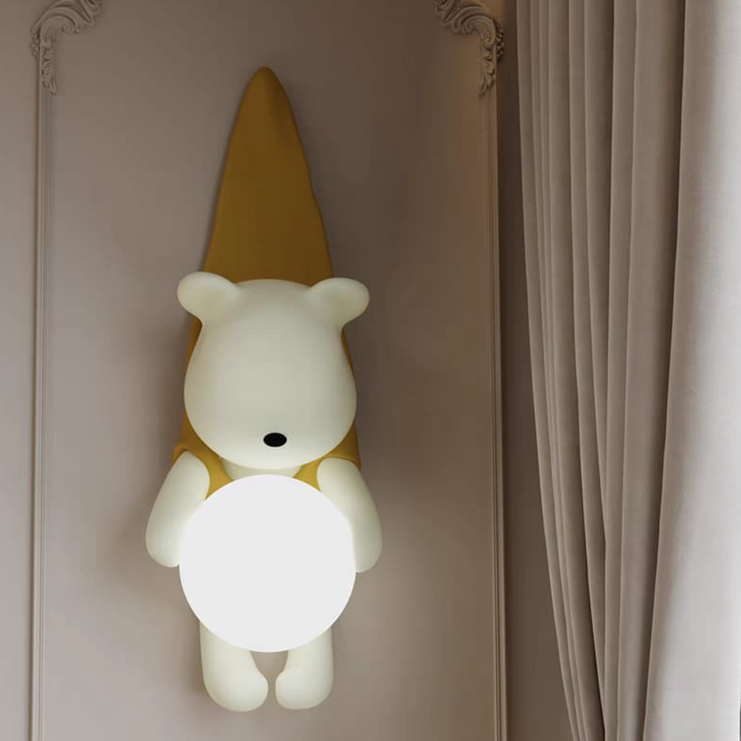 Bear on the wall lighting Design