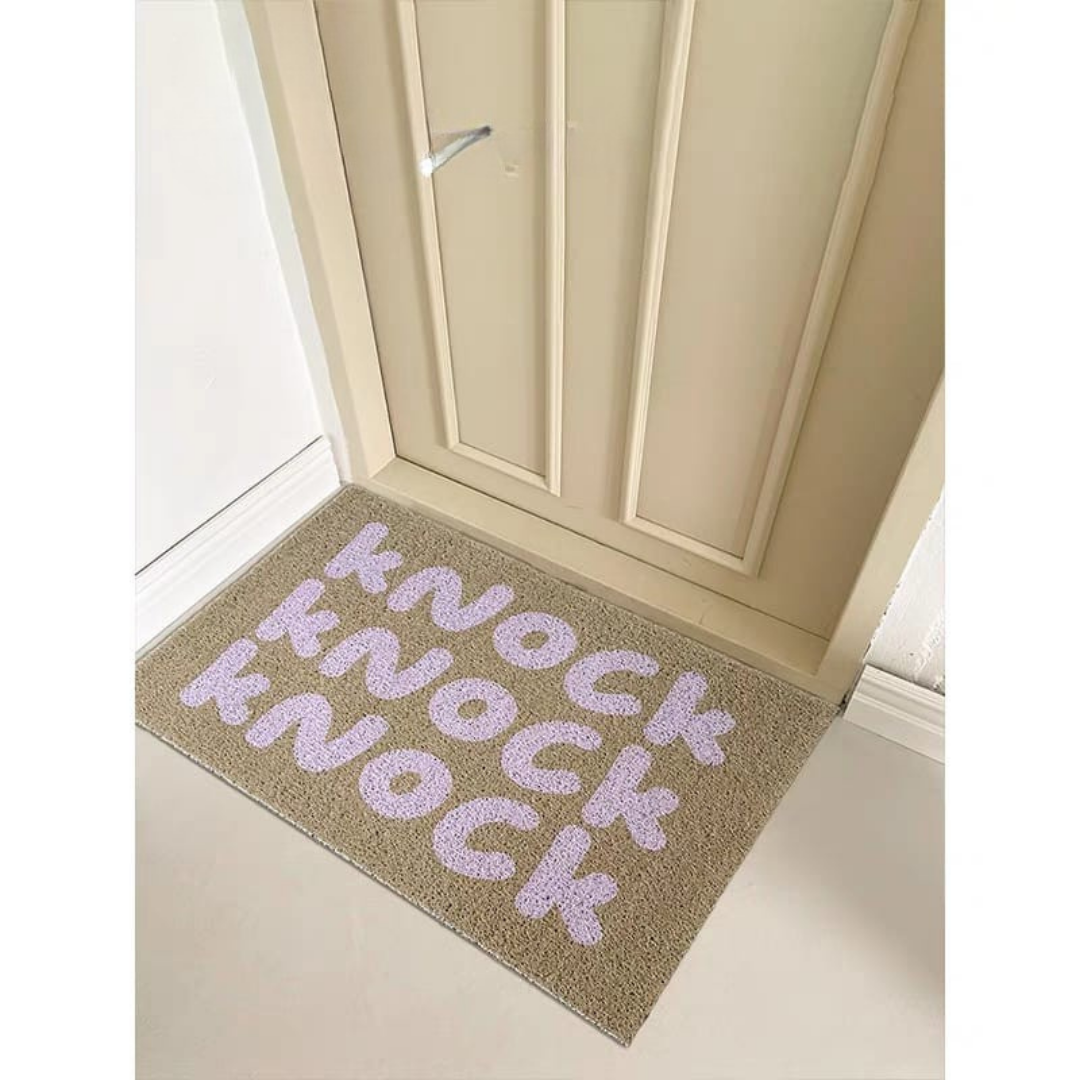 Knock knock mat