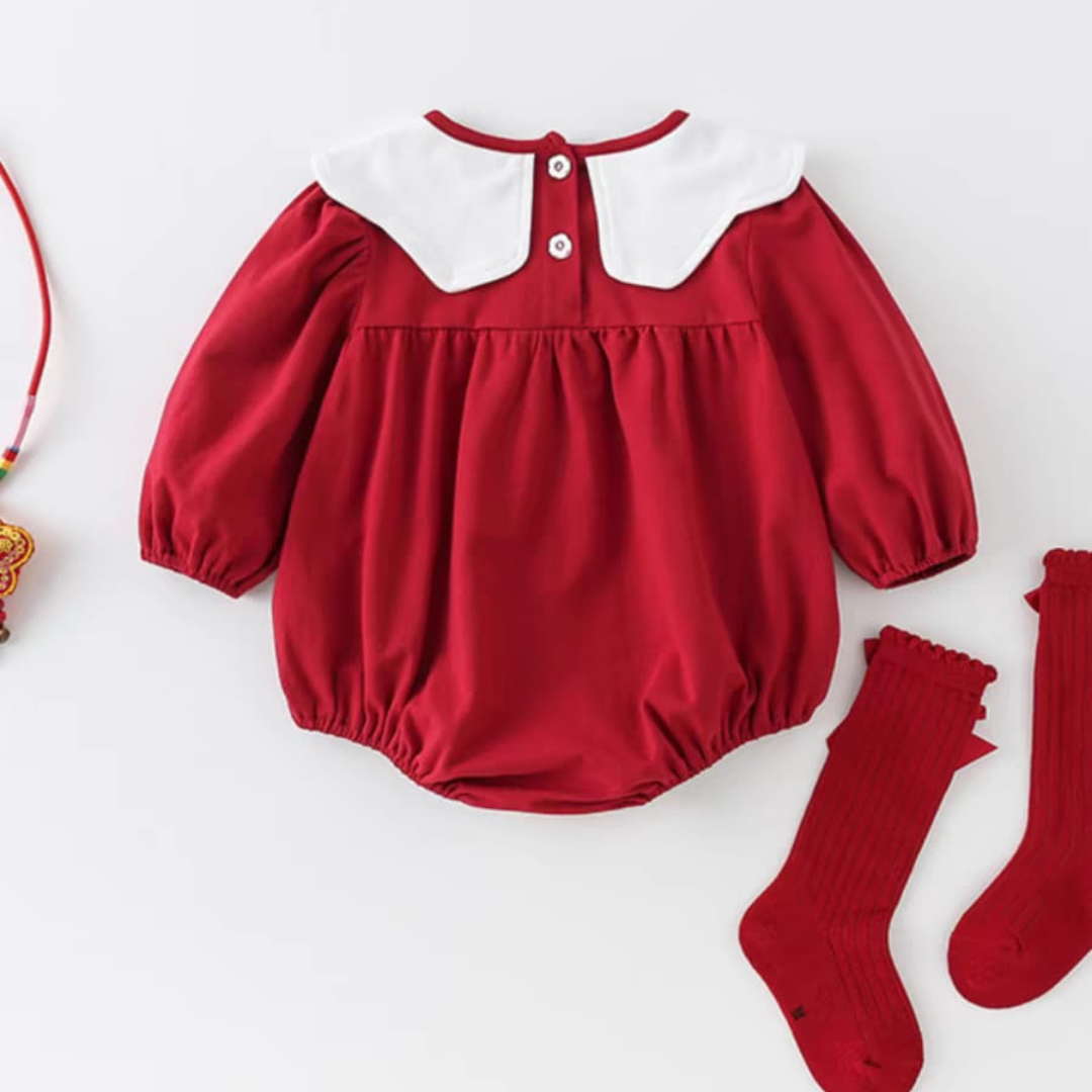 Christmas baby girl set