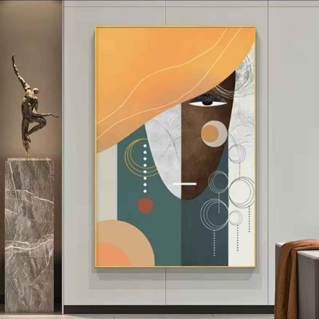 Mind and body canvas painting