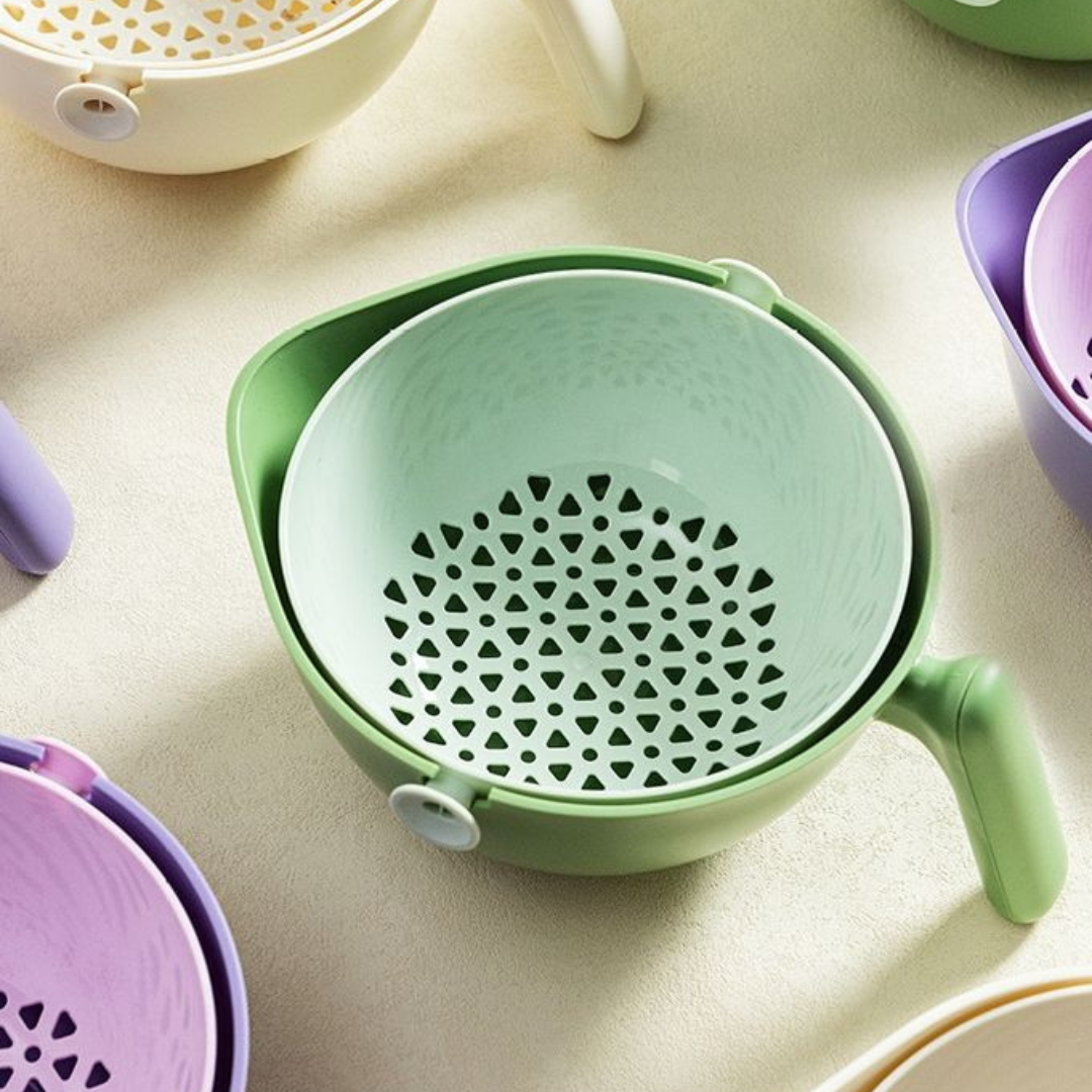 90°Movable strainer