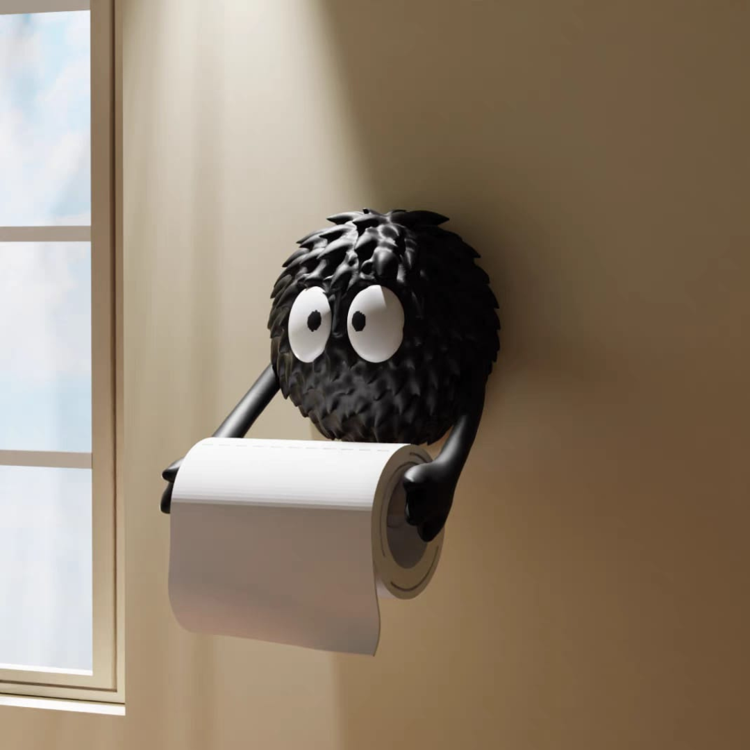 Spooky tissue roll holder