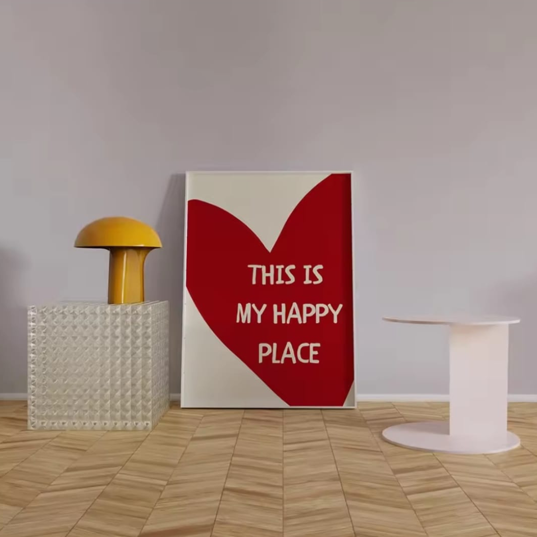 This is my happy place canvas painting