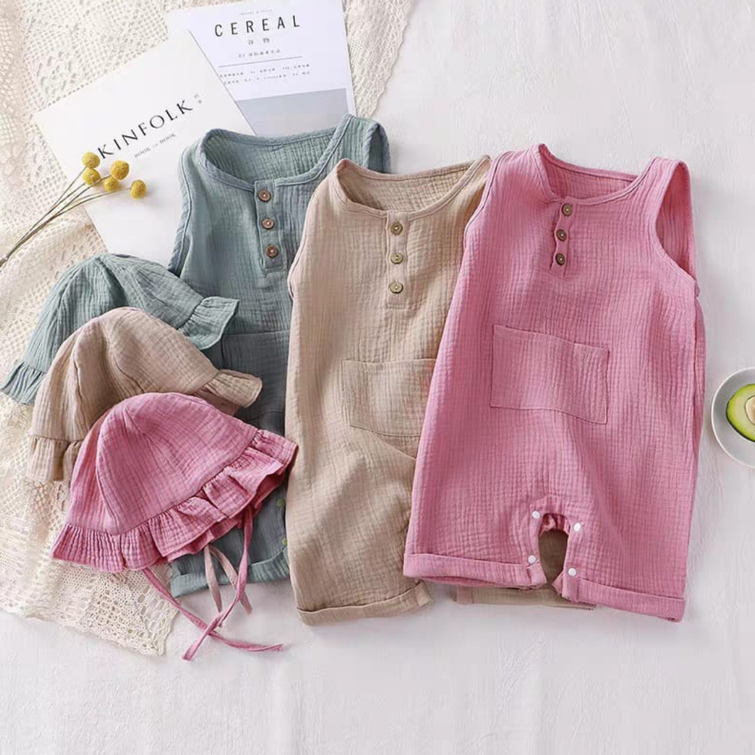 Pikky boo overall plus hat
