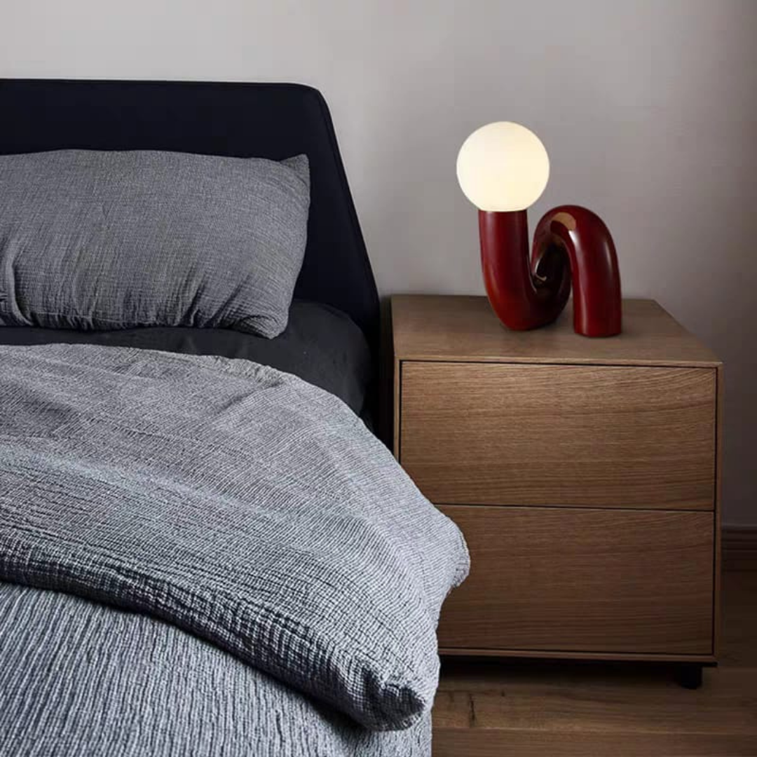 Spiral table lamp