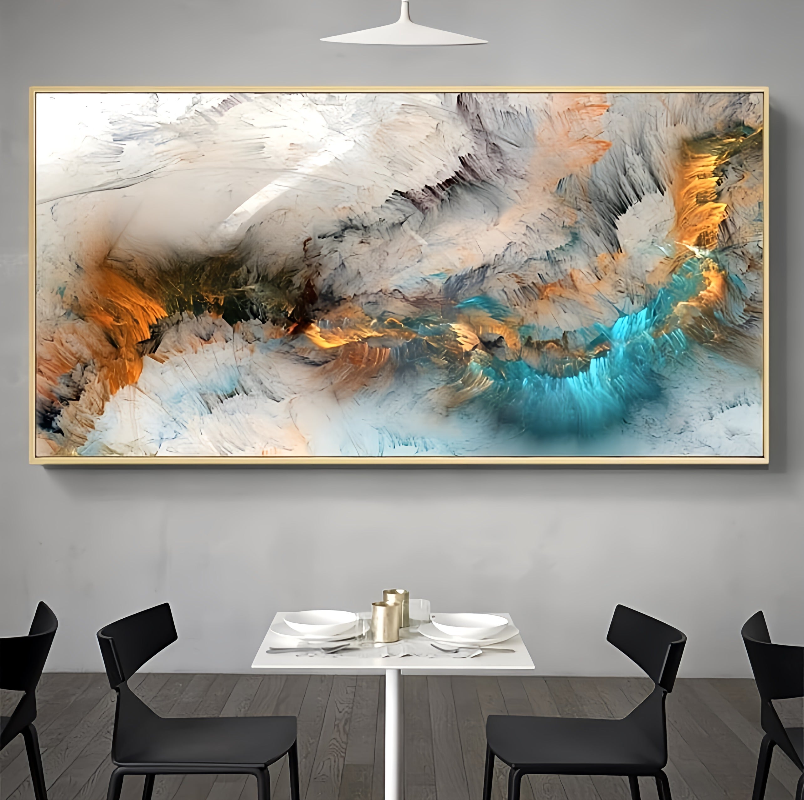 Cloud-themed Abstract Canvas