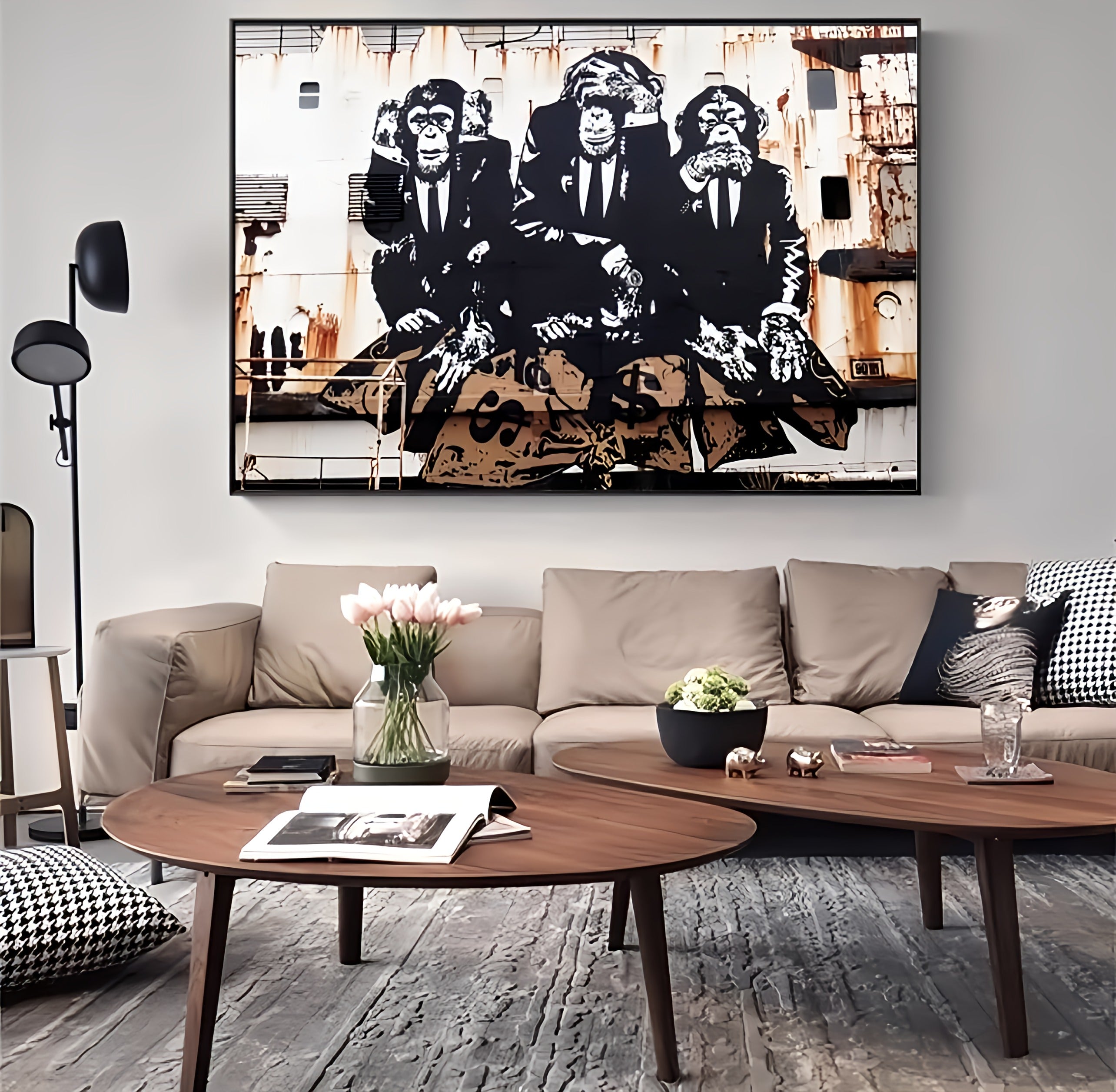 Three Wise Monkeys Canvas