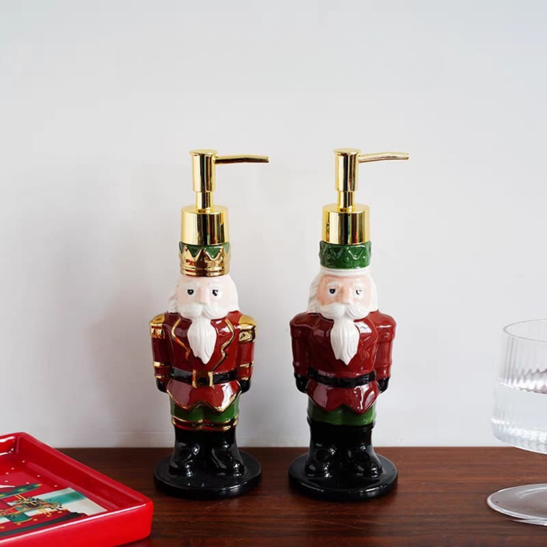 Christmas soap dispenser