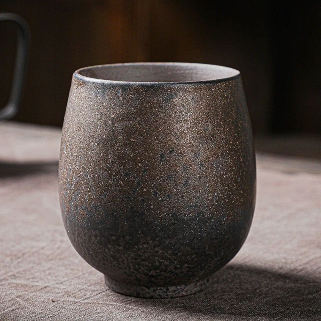 The unique ceramic cups set of 5 pcs 180 ml each