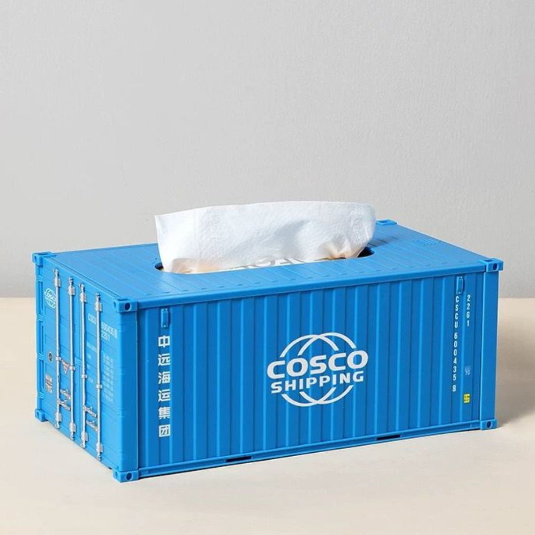 Shipping Container Tissue Box