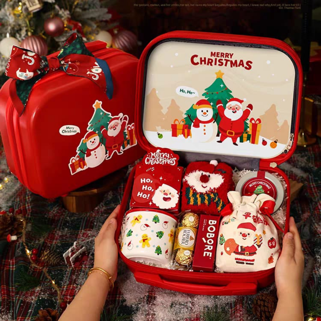 The Christmas gift box