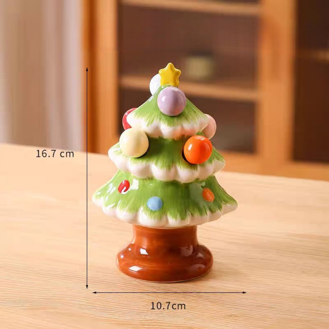 Christmas cheese fork holder