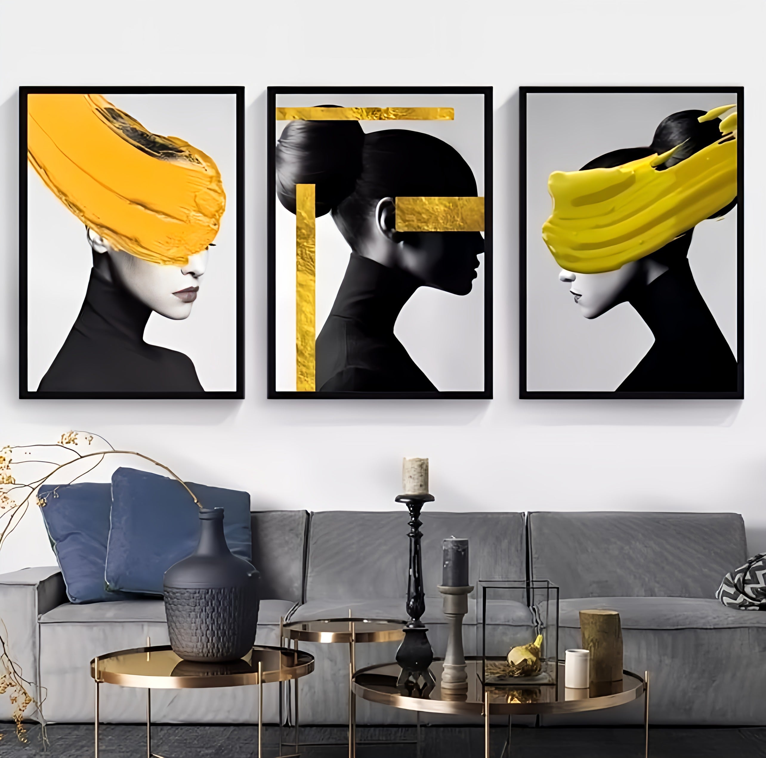 Abstract Beauty Woman Canvas