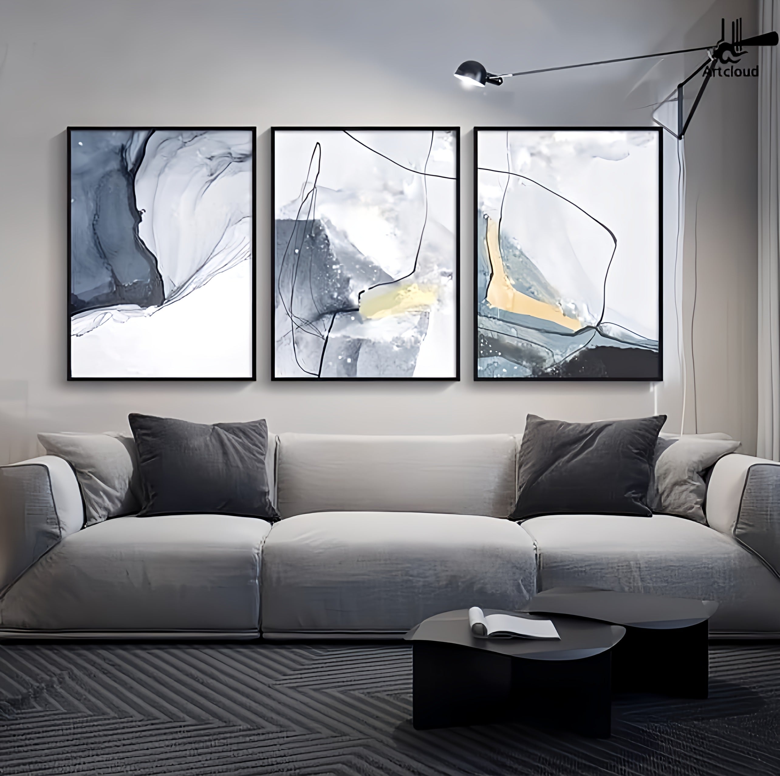 Watercolor Line Prints Art Posters