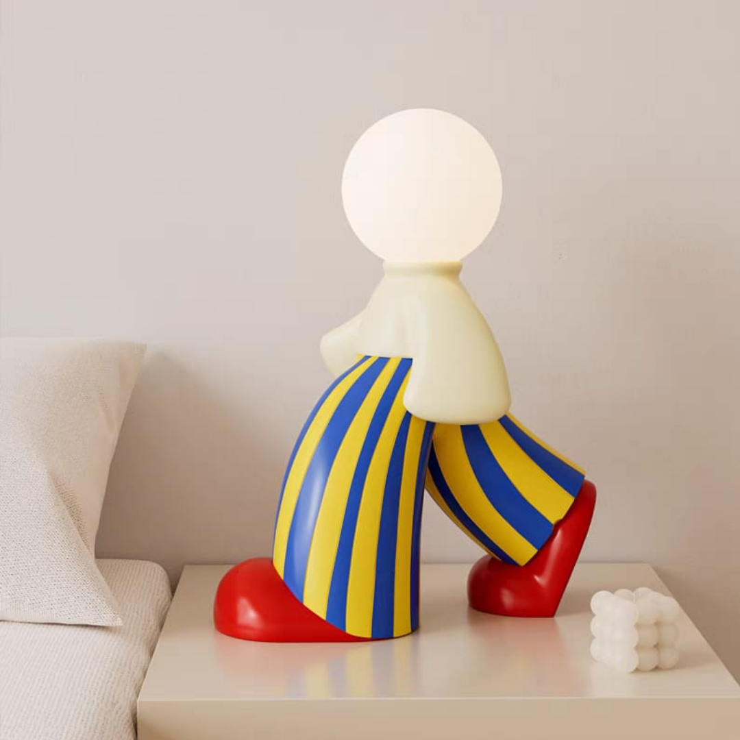 Big human table lamp