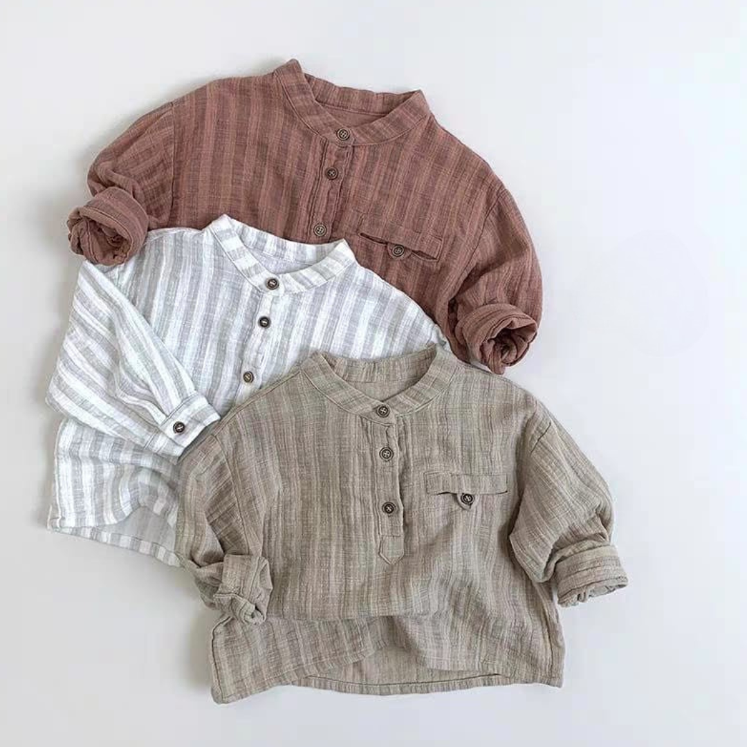 Lemon linen shirt