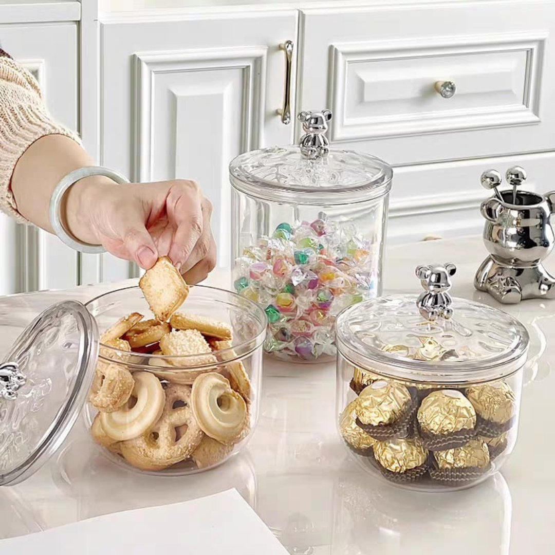 Bear decorative jars