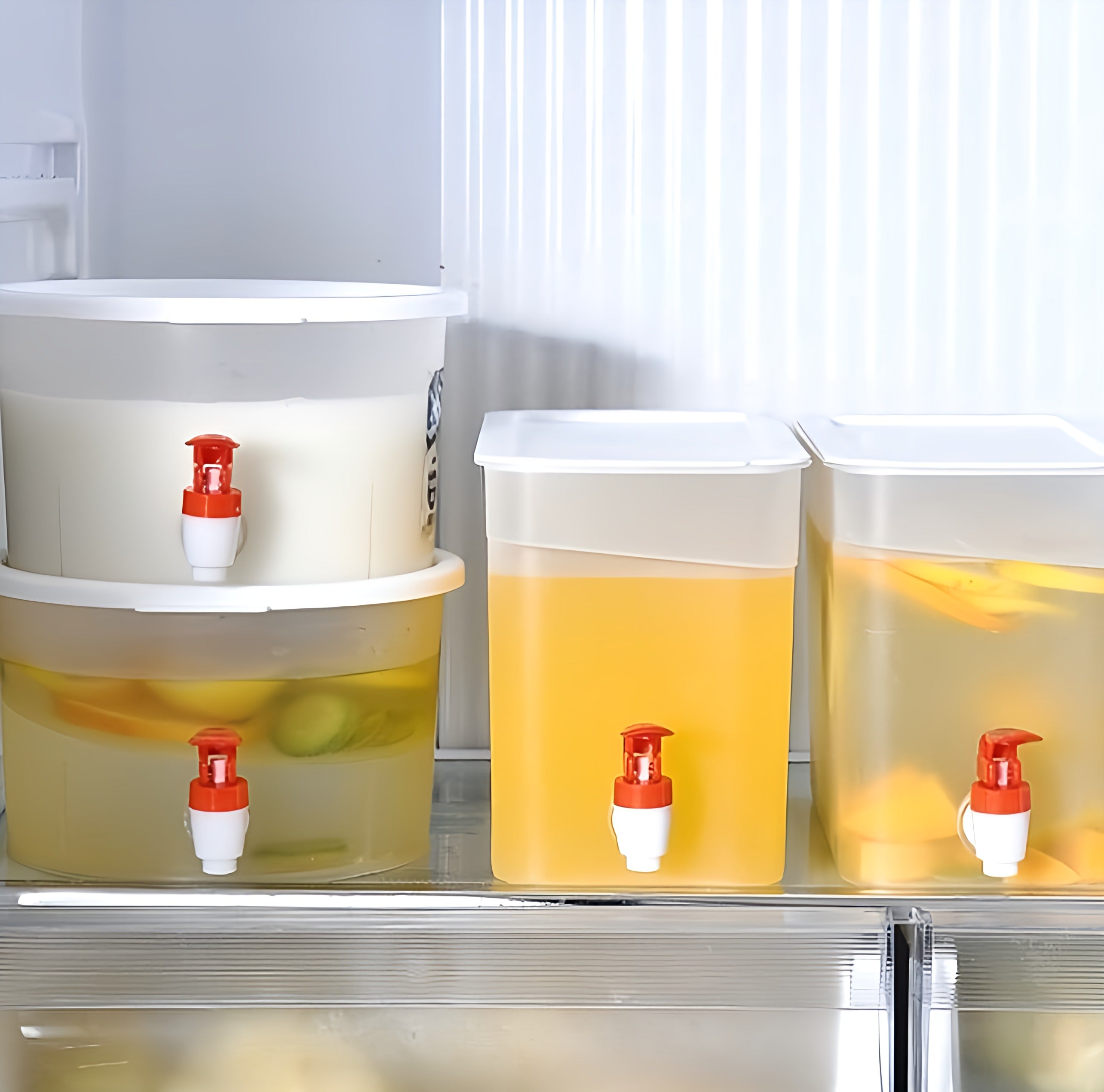 Cold Beverage Dispenser With Faucet