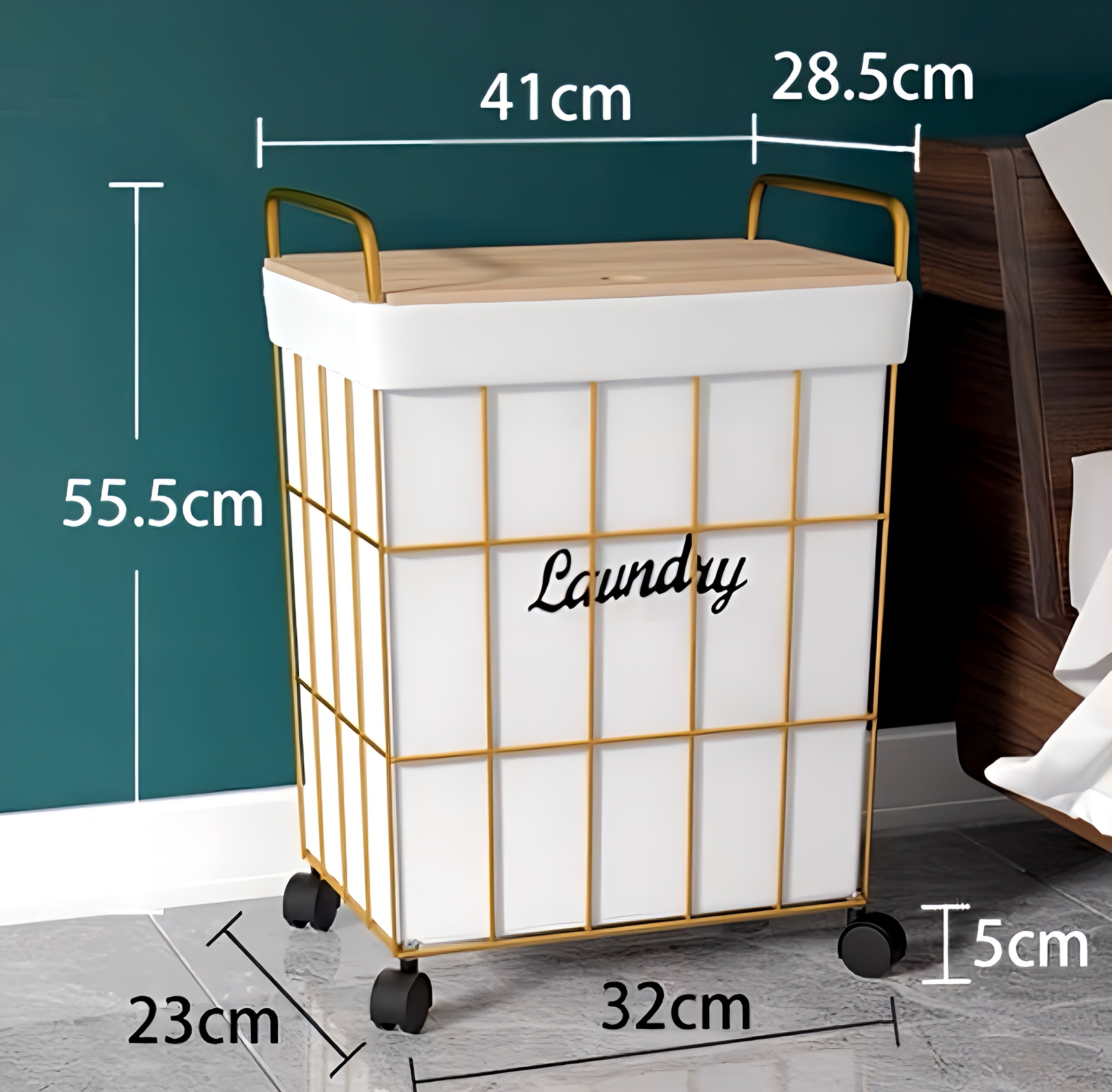 Movable Laundry Basket