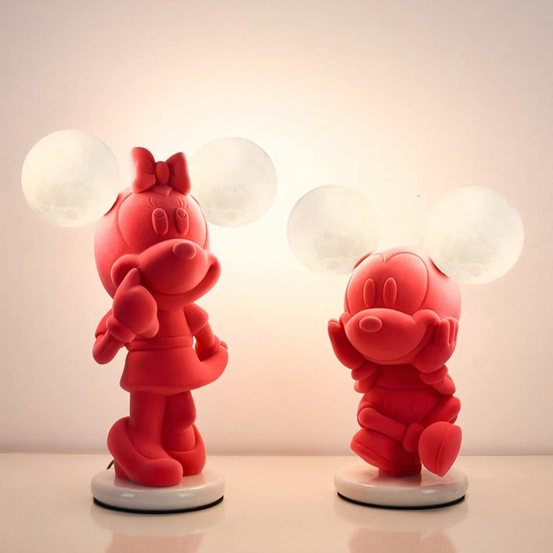 Mickey and Minnie floor lamp