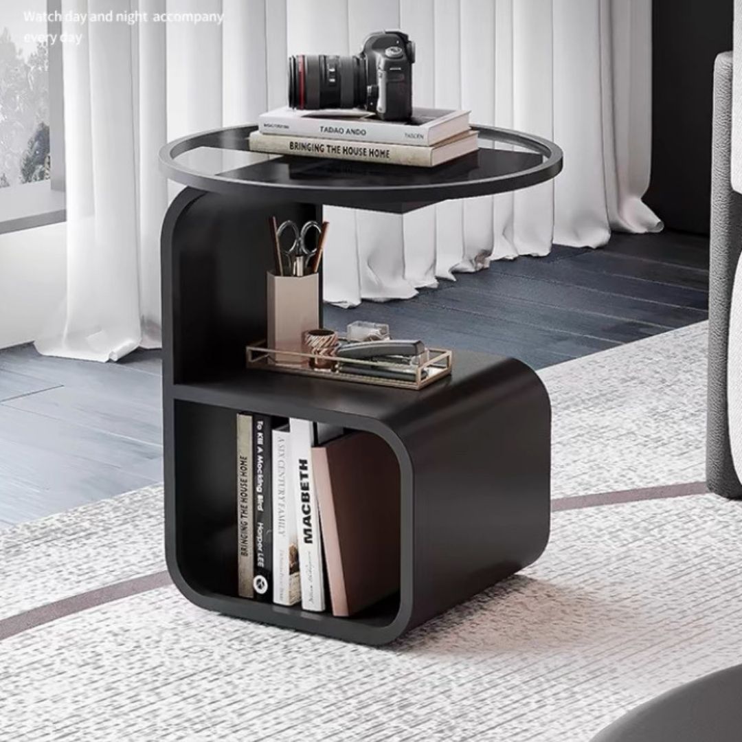 Glass Sofa Side Table