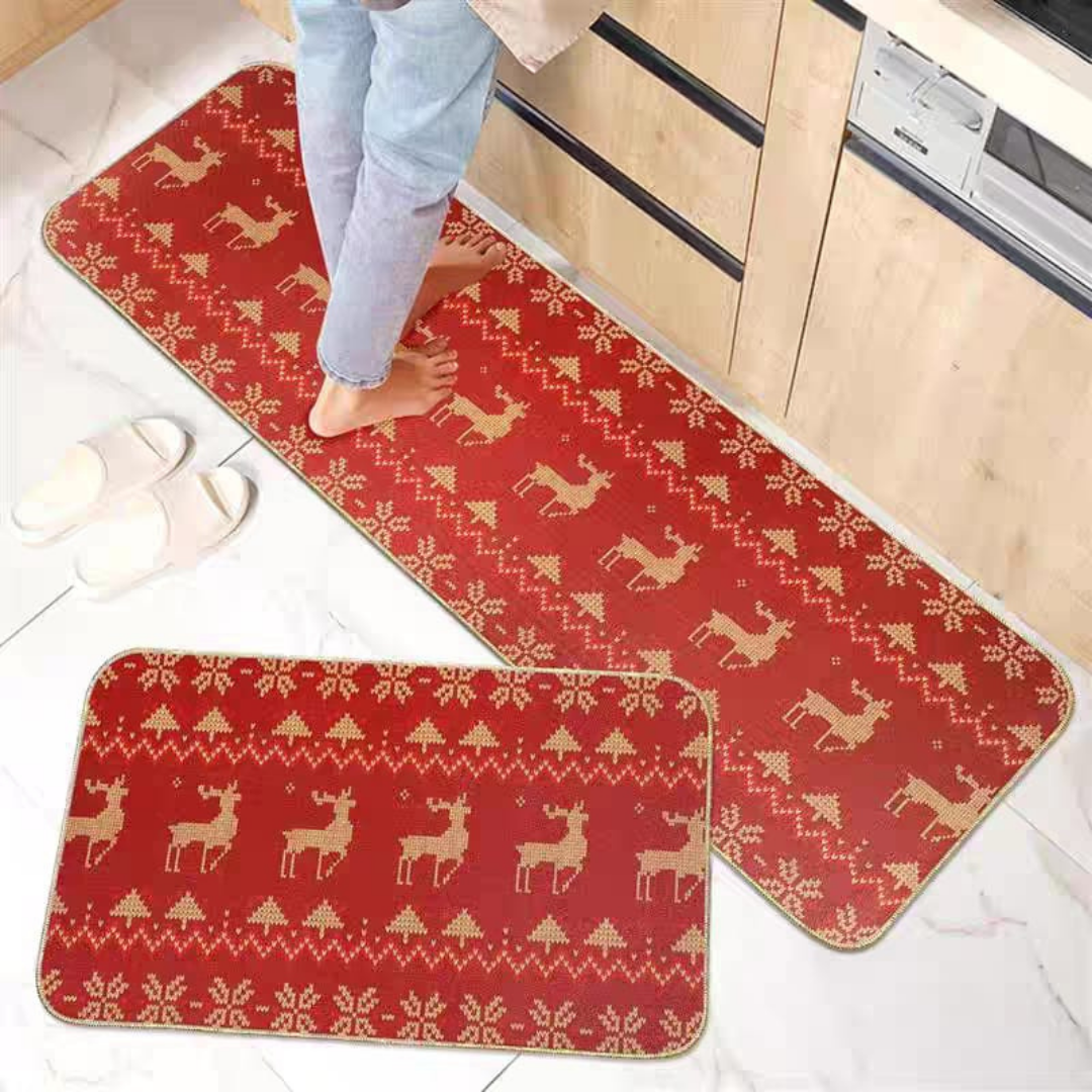 Christmas kitchen mat