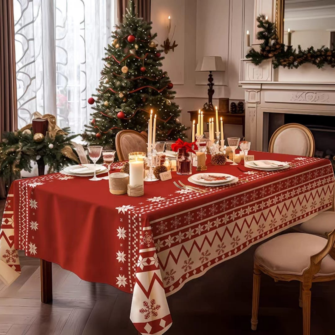 Christmas table cover