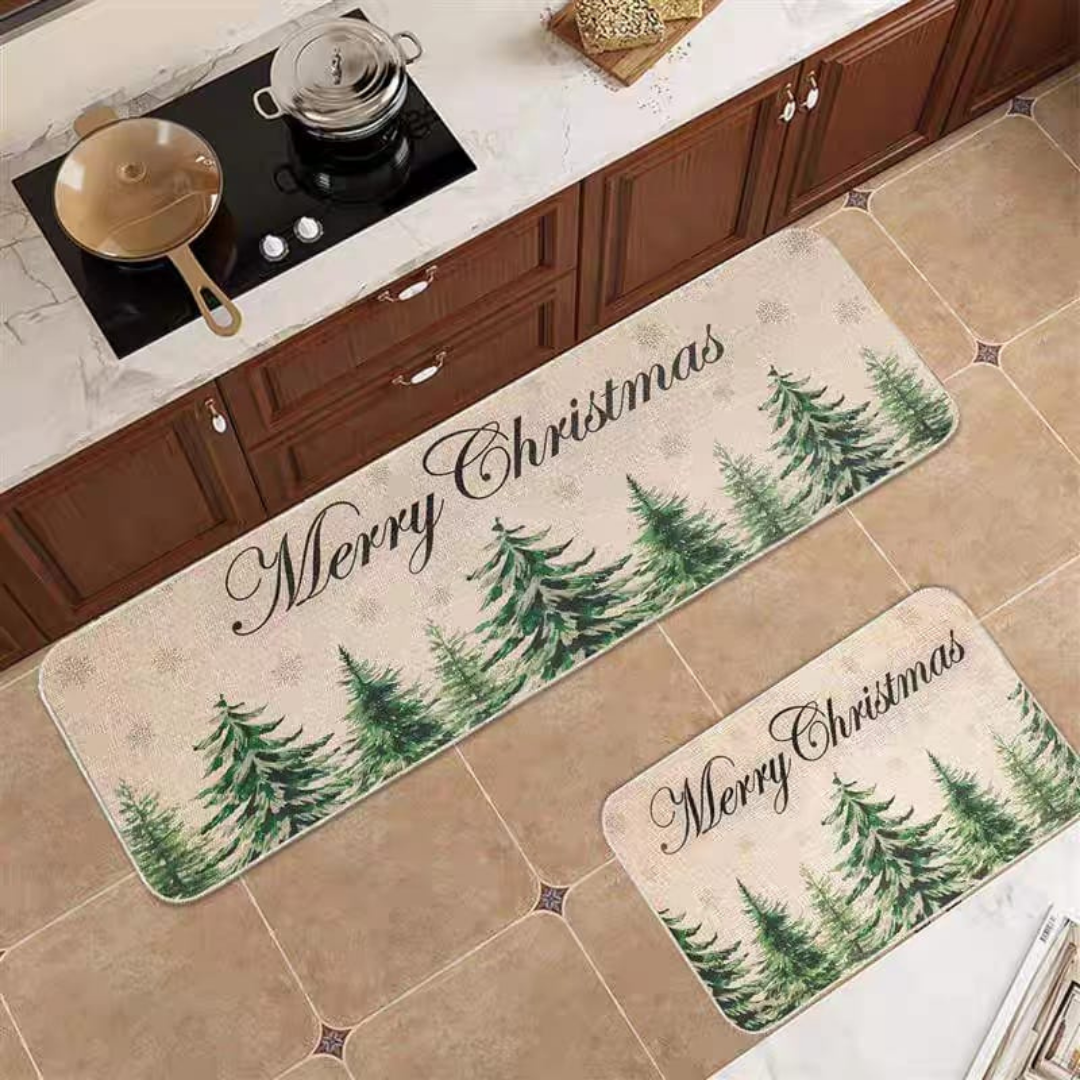 Christmas kitchen mat