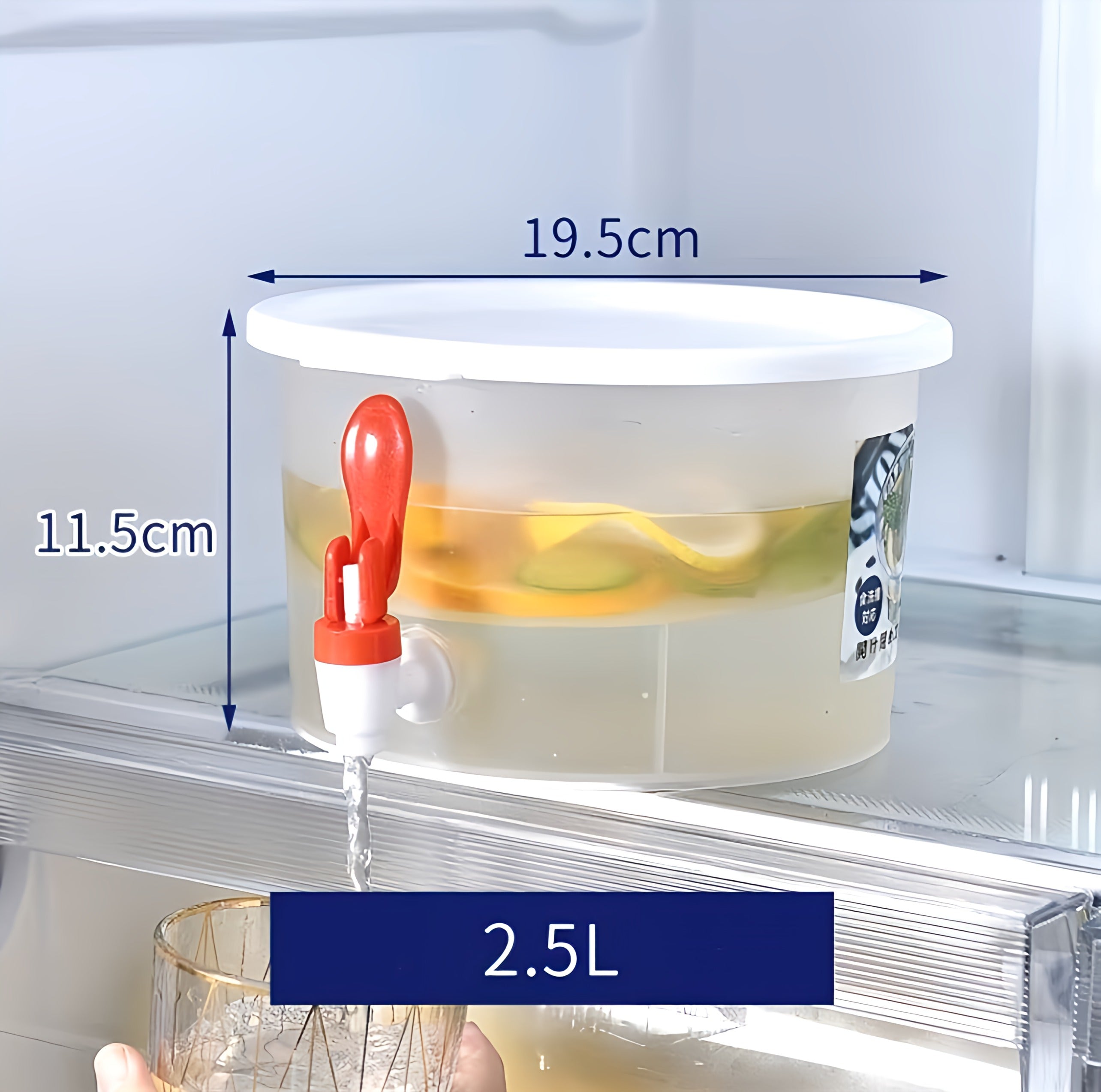 Cold Beverage Dispenser With Faucet
