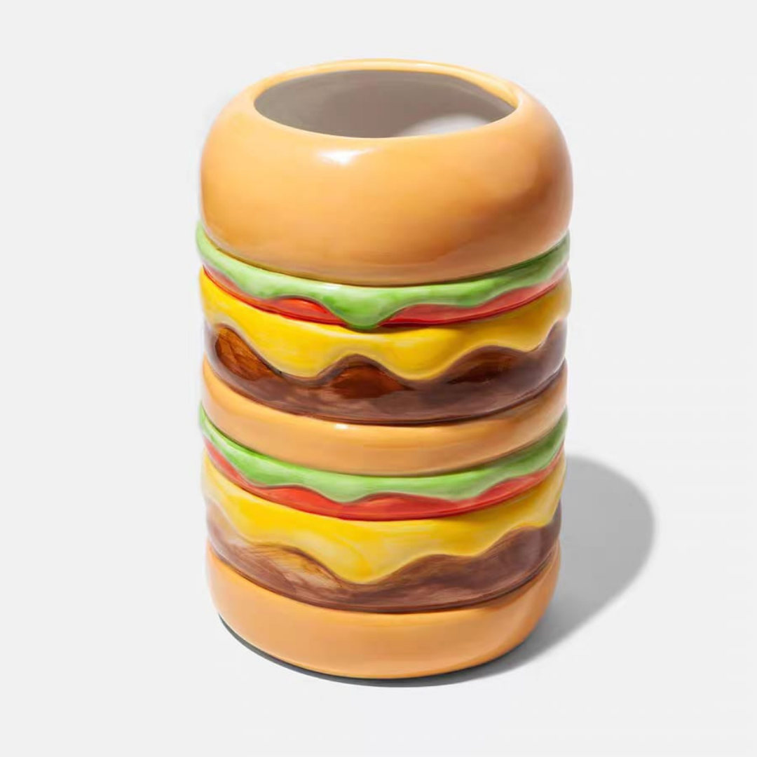 Donut and Burger table vase